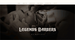 Desktop Screenshot of legends-barbers.com