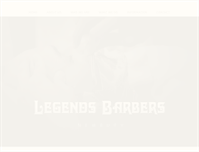 Tablet Screenshot of legends-barbers.com